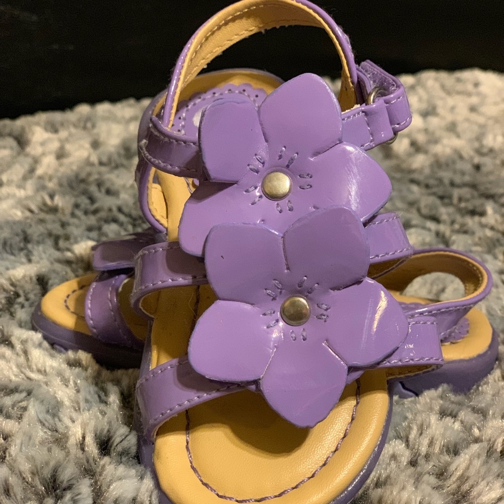 Koala kids purple girls sandal size 6